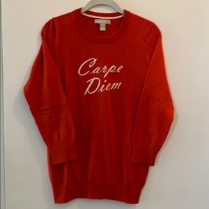 Carpe Diem 3/4 Sleeve Sweater
